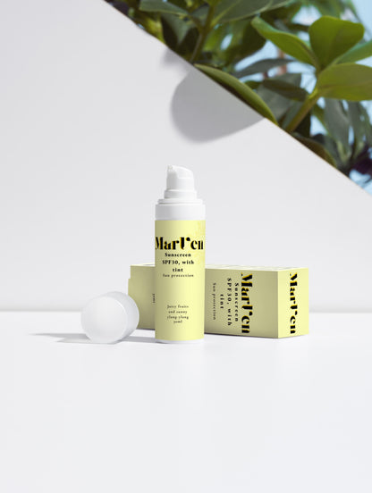 Sunscreen SPF30, with tint