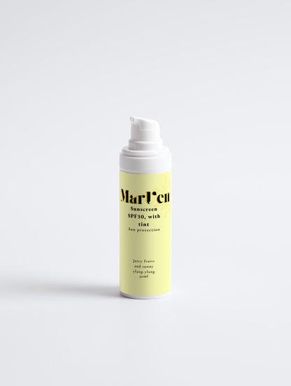 Sunscreen SPF30, with tint